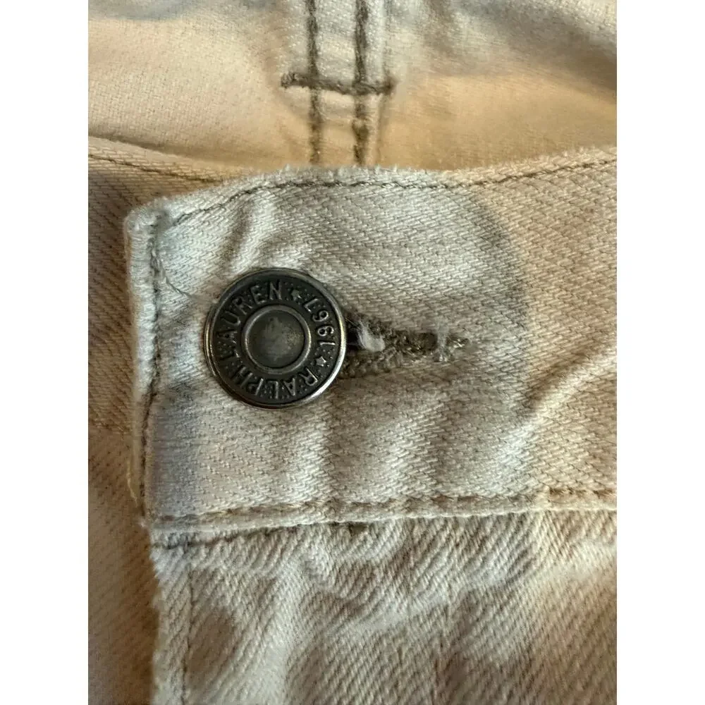 Polo Ralph Lauren Men’s Bone Denim Jeans 38x32 Made in Mexico Classic Fit
